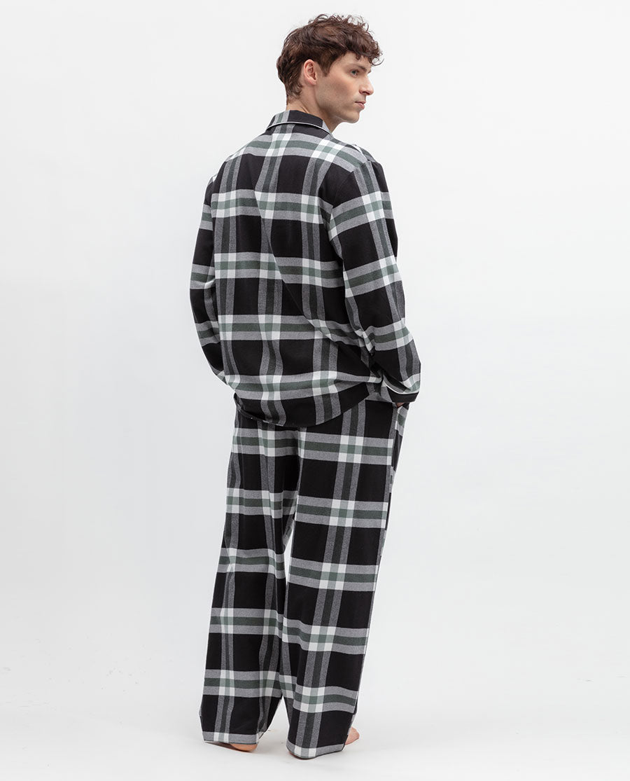 Mens Brushed Check Pyjama Bottoms