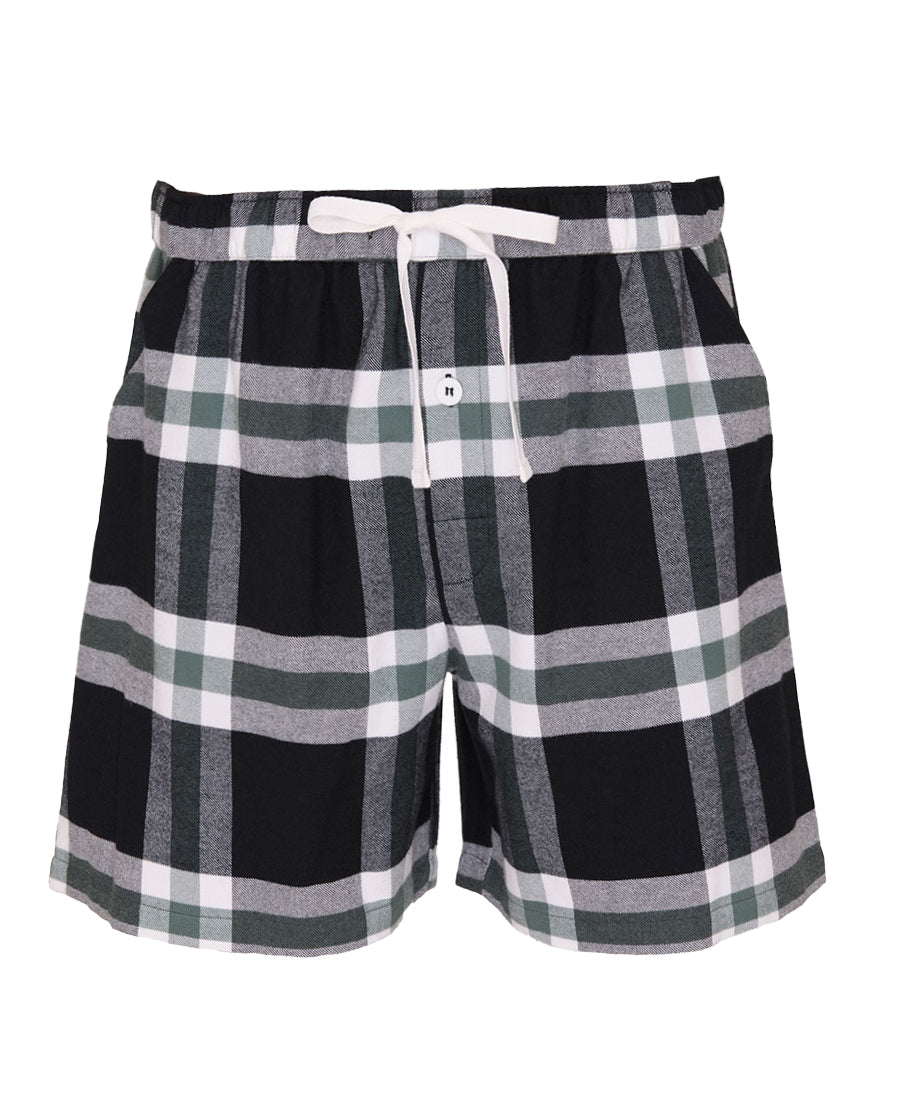 Mens Brushed Check Shorts
