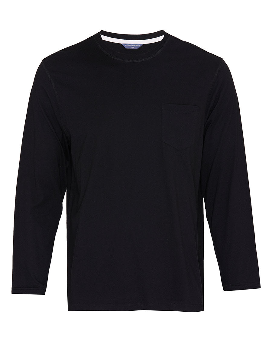 Mens Long Sleeve Jersey T-shirt