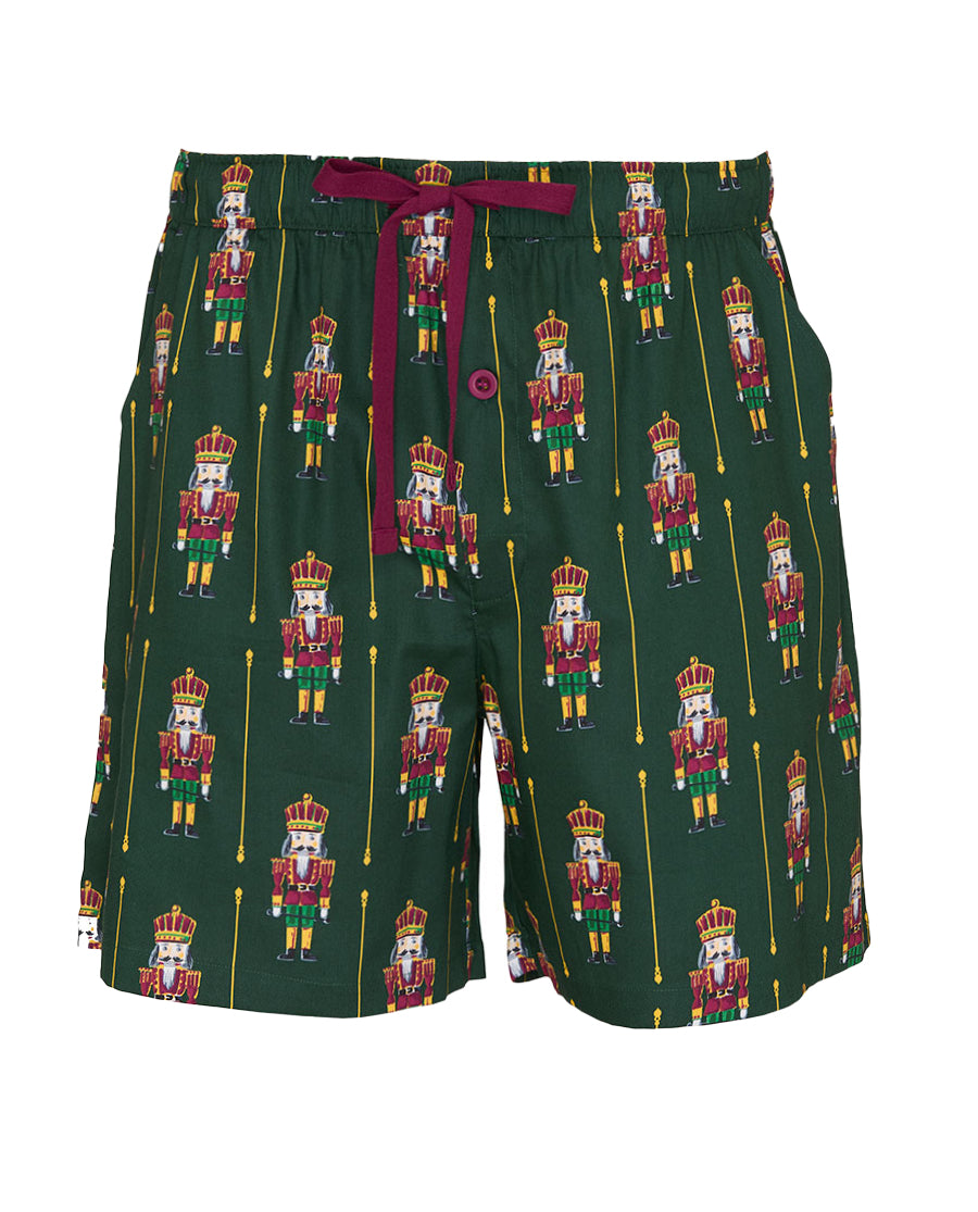 Mens Nutcracker Print Shorts