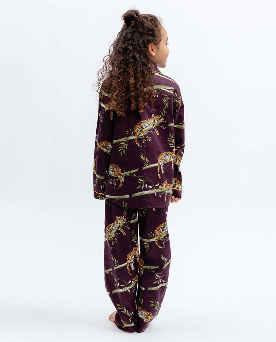 Wild Slumber Kids Unisex Leopard Print Pyjama Set