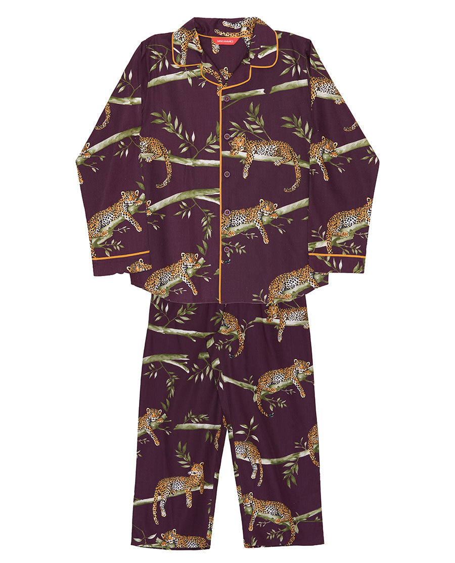 Wild Slumber Kids Unisex Leopard Print Pyjama Set