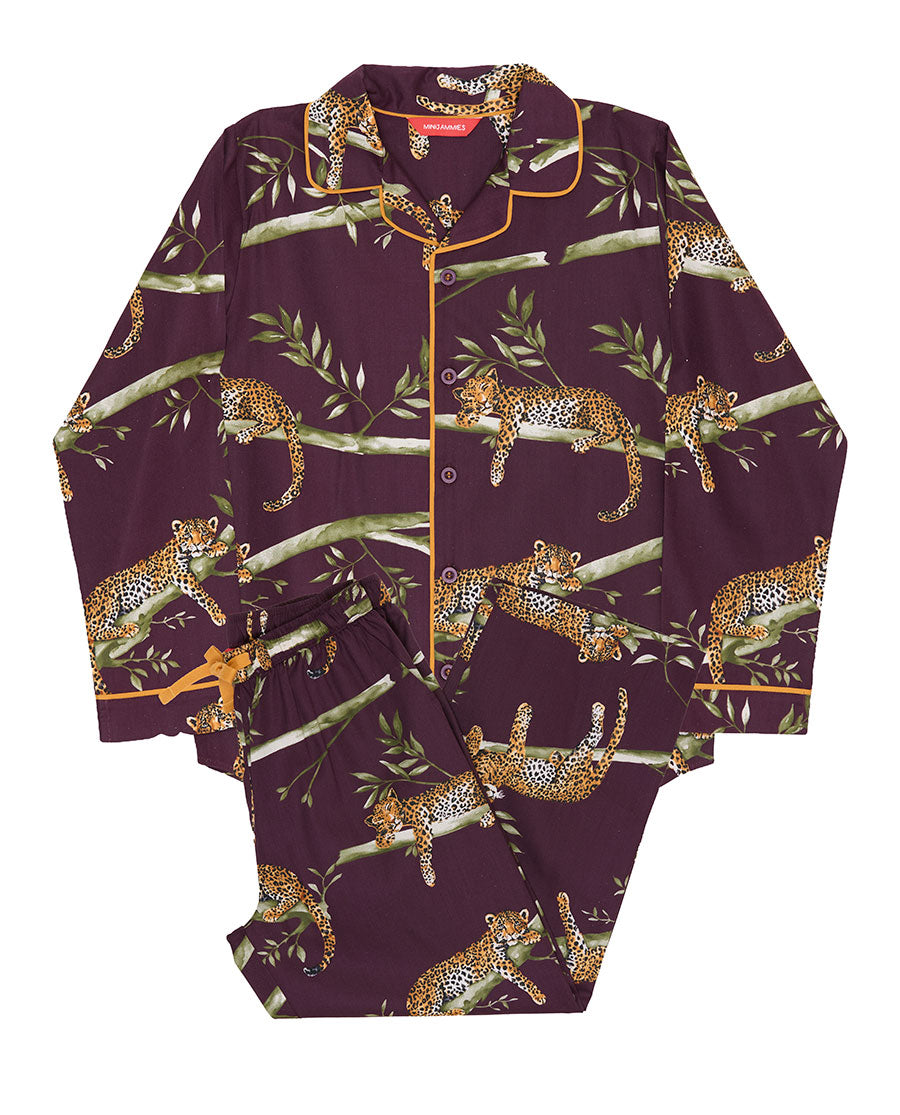 Wild Slumber Kids Unisex Leopard Print Pyjama Set