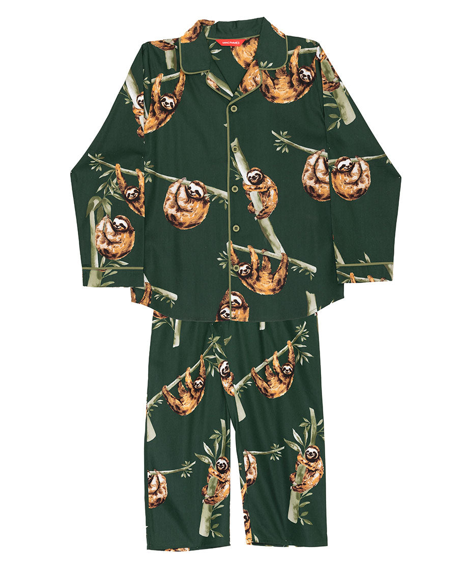 Kids Unisex Sloth Print Pyjama Set