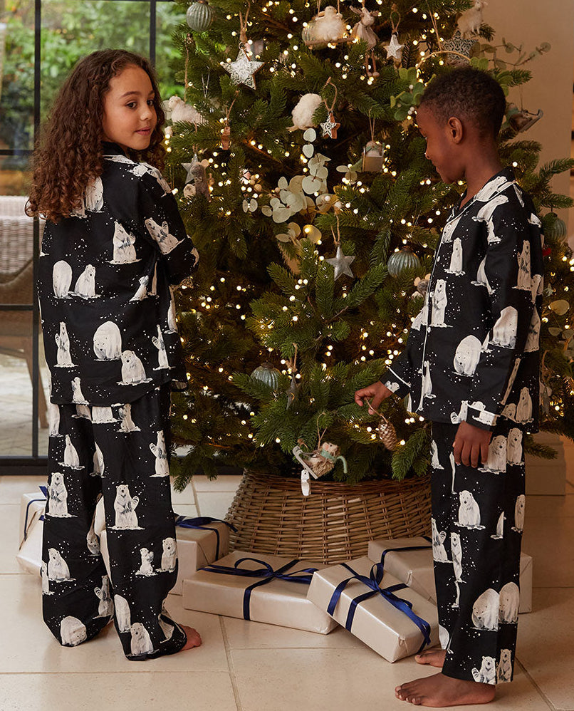 Kids Unisex Polar Bear Print Pyjama Set