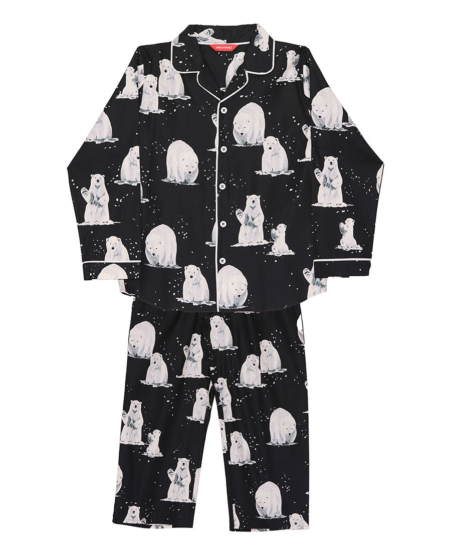 Kids Unisex Polar Bear Print Pyjama Set