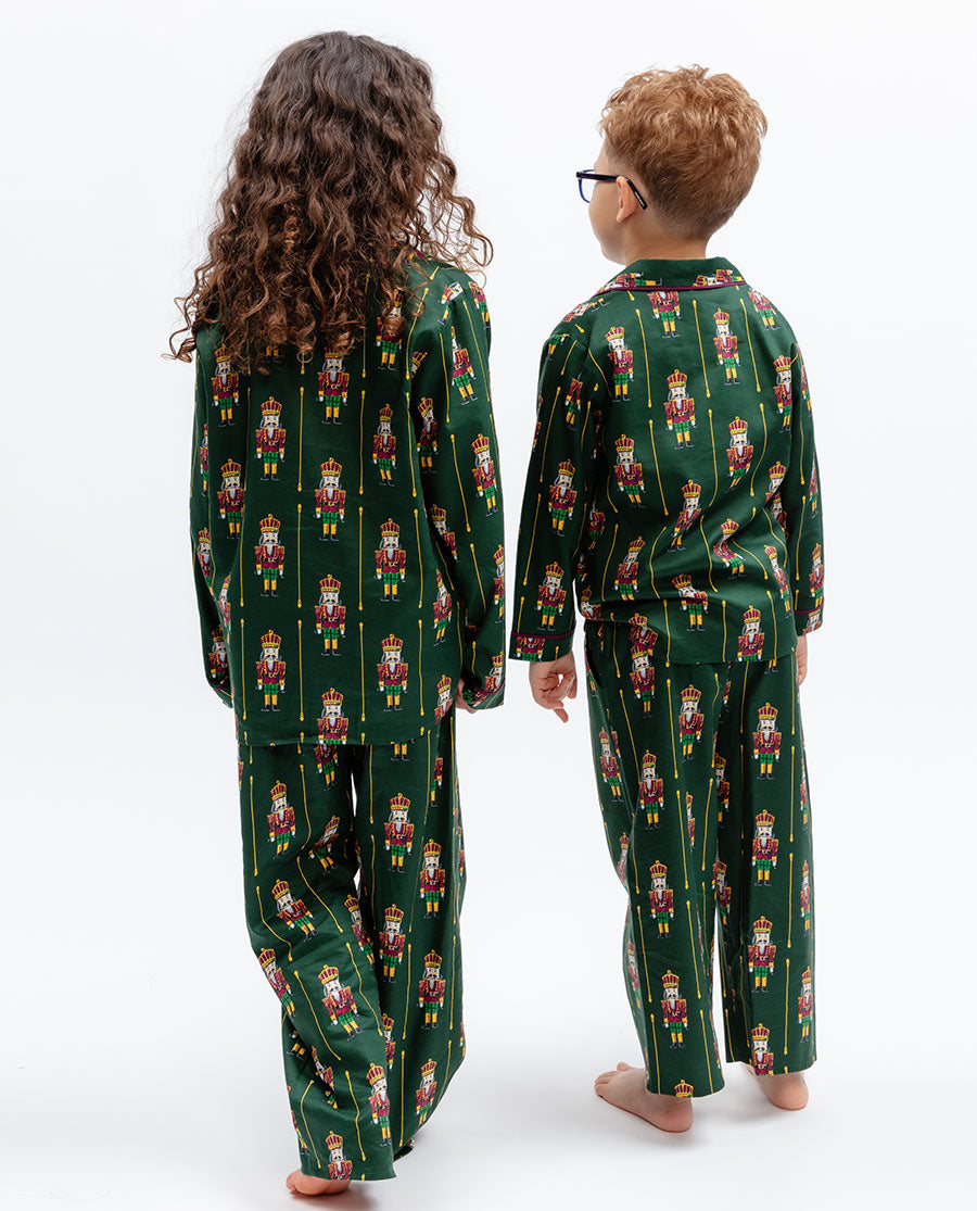 Kids Unisex Nutcracker Print Pyjama Set