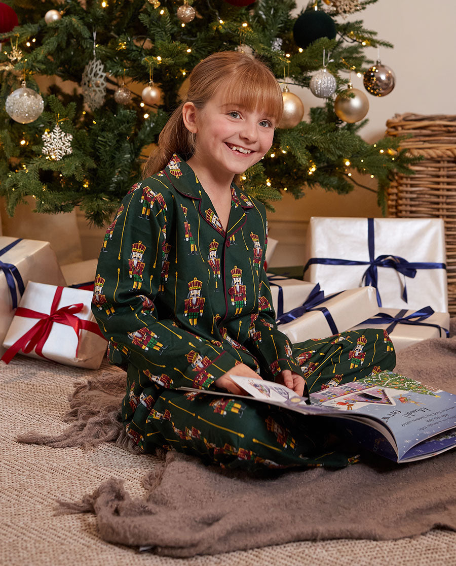 Kids Unisex Nutcracker Print Pyjama Set