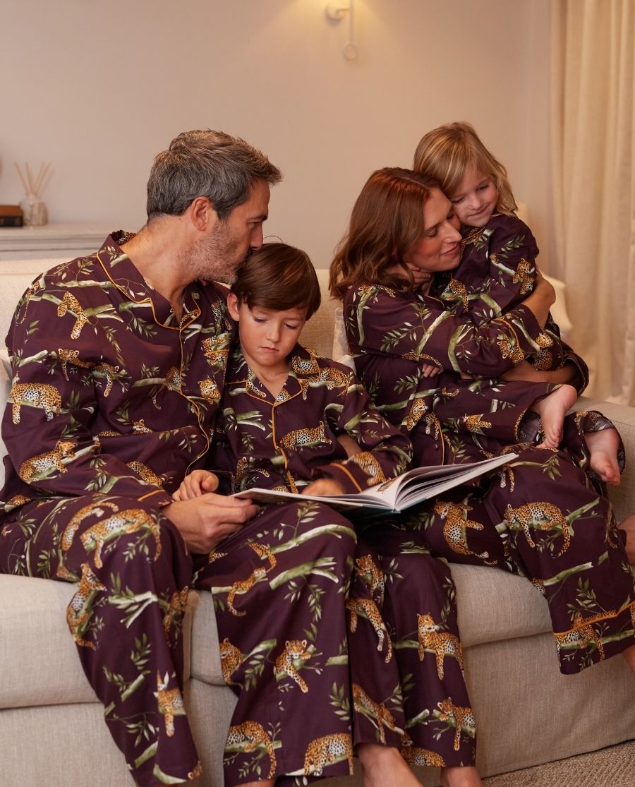 Wild Slumber Leopard Matching Family Pyjama Set