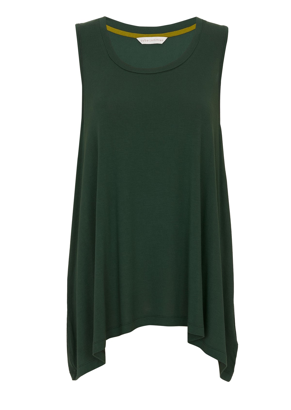 Gilet décontracté en jersey olive pour femme