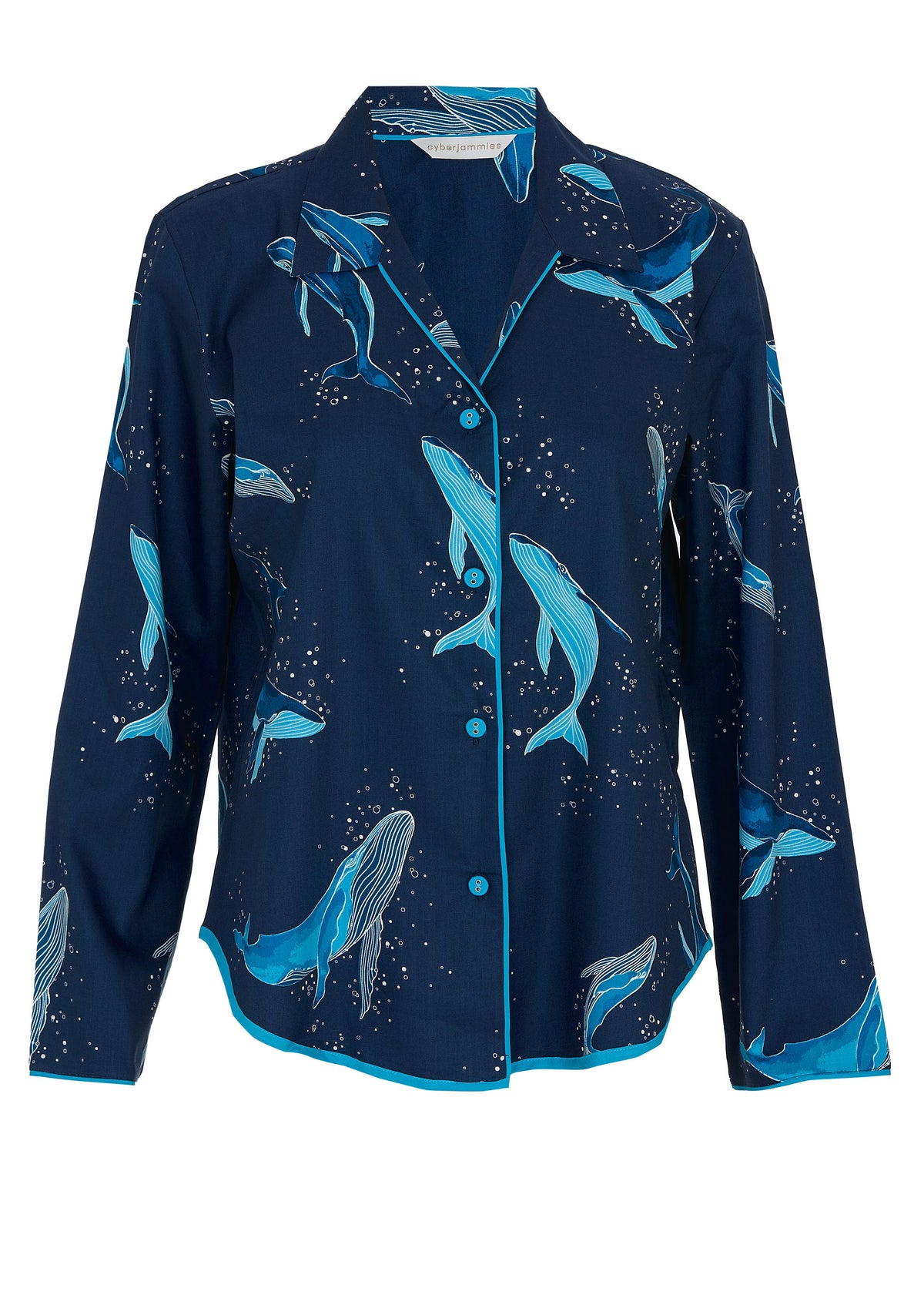 Marina Womens Whale Print Pyjama Top