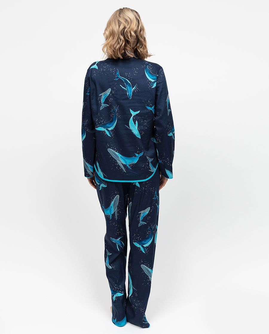 Marina Womens Whale Print Pyjama Set