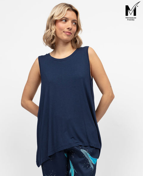 Marina Womens Jersey Relaxed Vest
