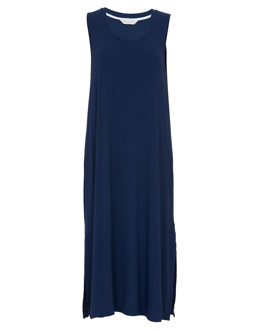 Chemise de nuit longue en jersey pour femme Marina
