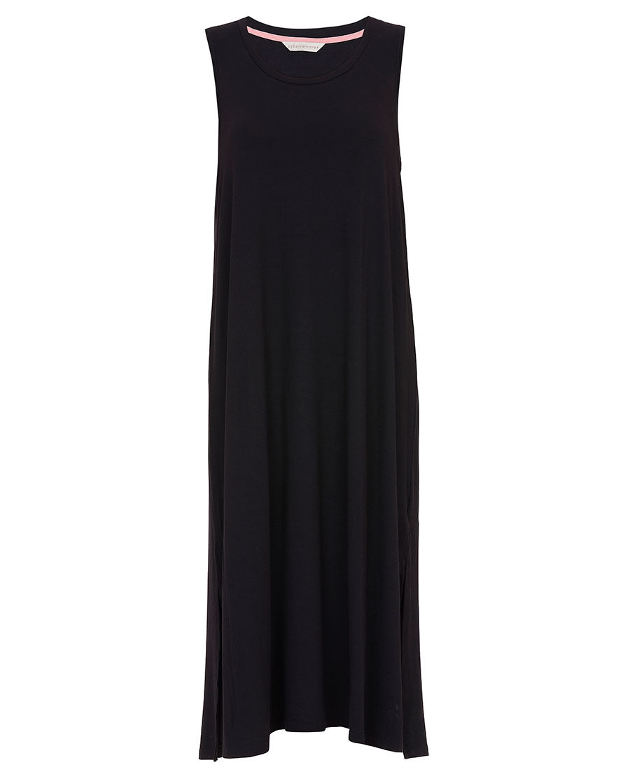 Chemise de nuit longue en jersey Bonnie pour femme