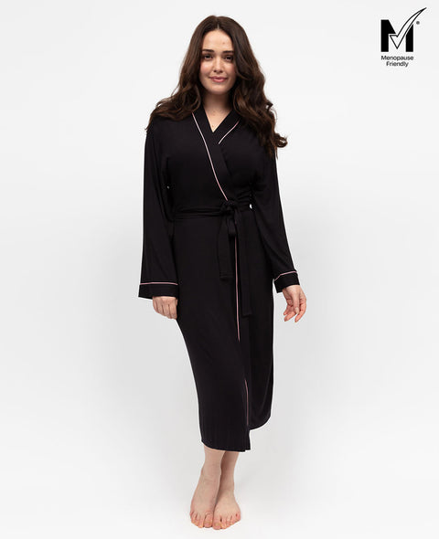 Bonnie Womens Jersey Long Dressing Gown