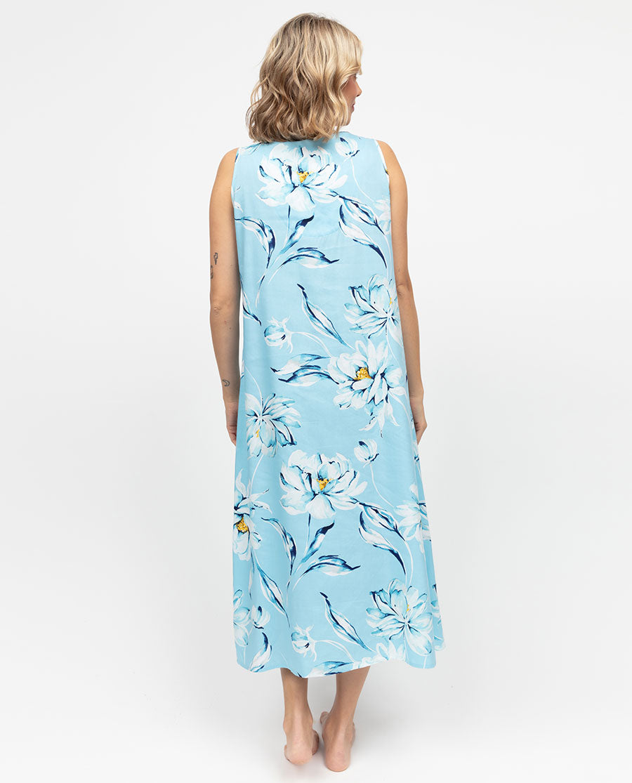 Madelyn Womens Floral Print Long Nightdress