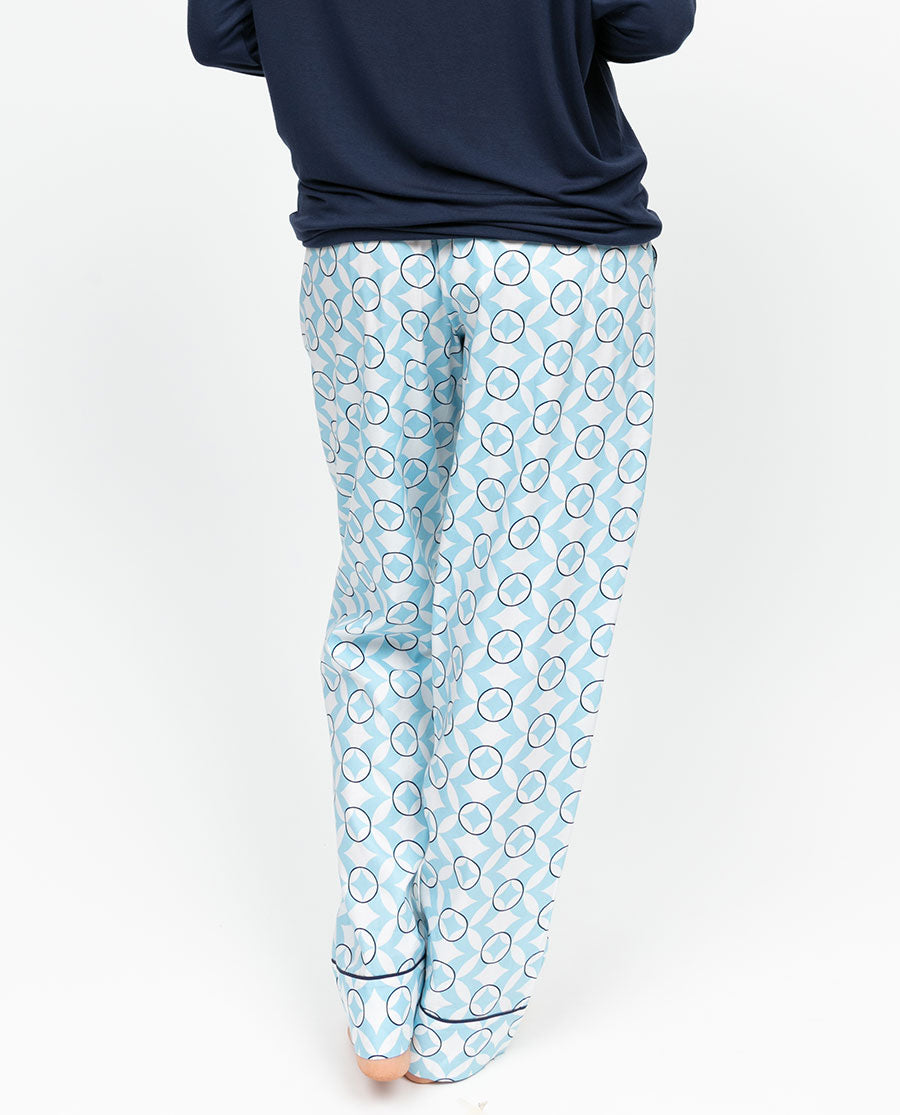Madelyn Damen-Pyjamahose mit Geo-Print