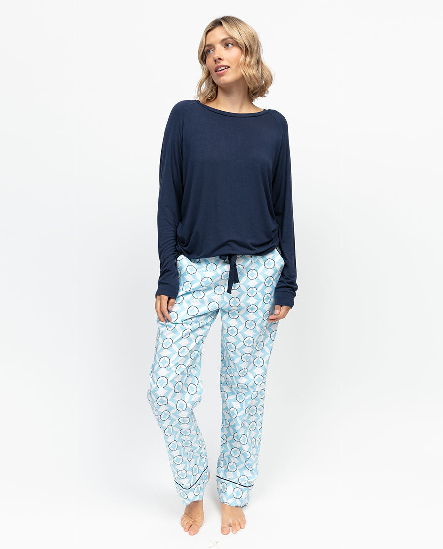 Madelyn Womens Geo Print Pyjama Bottoms