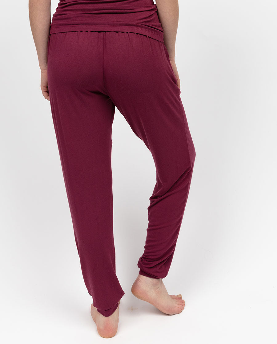 Yasmin Damen-Pyjamahose aus Jersey
