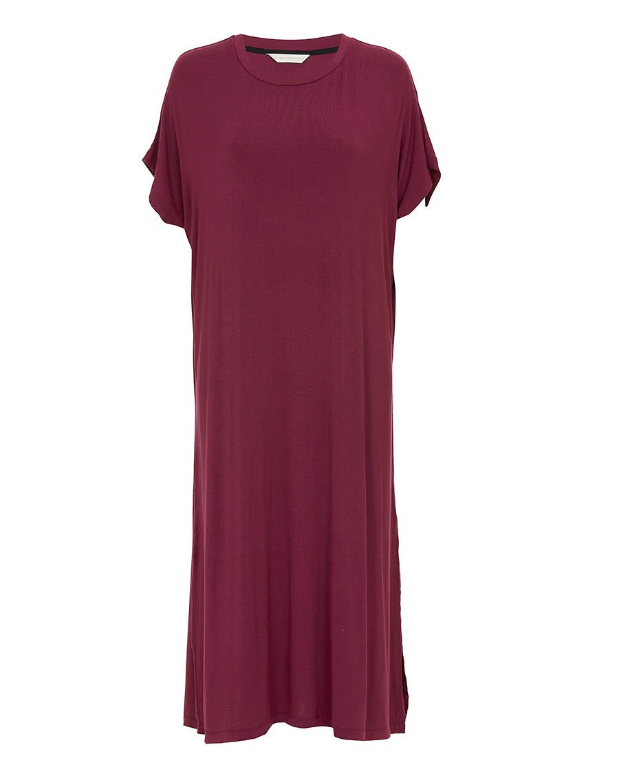 Chemise de nuit longue en jersey pour femme Yasmin