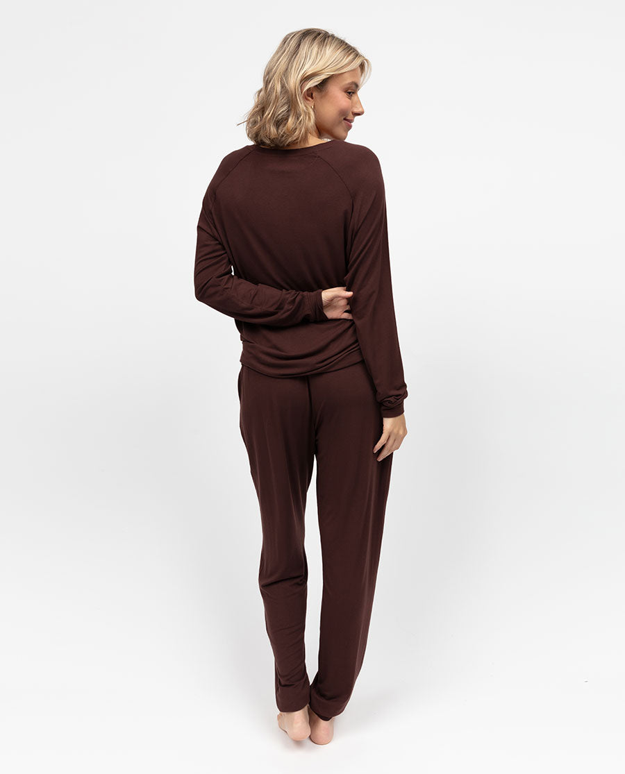 Claudia Womens Slouch Jersey Pyjama Set