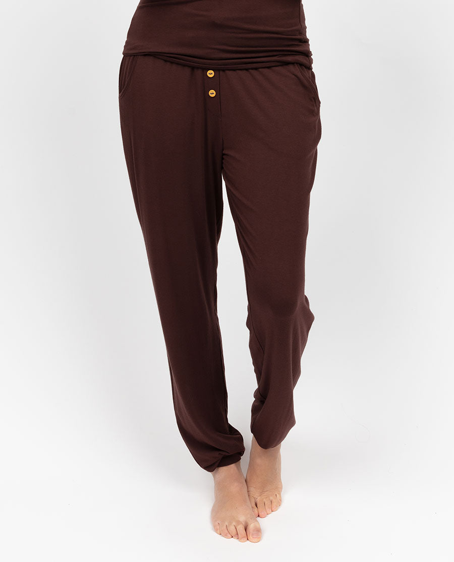 Claudia Womens Jersey Pyjama Bottoms