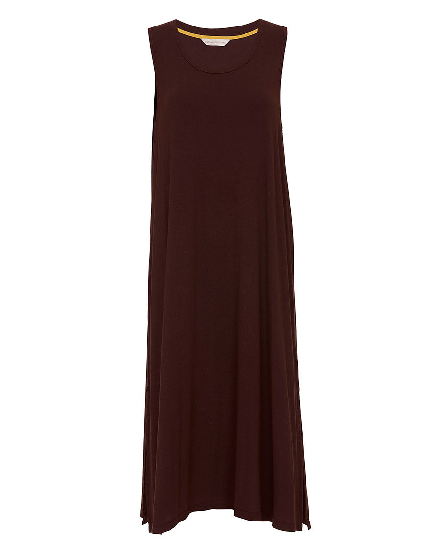 Chemise de nuit longue en jersey pour femme Claudia