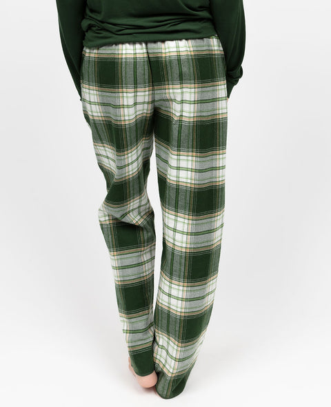 Fern Womens Brushed Check Pyjama Bottoms