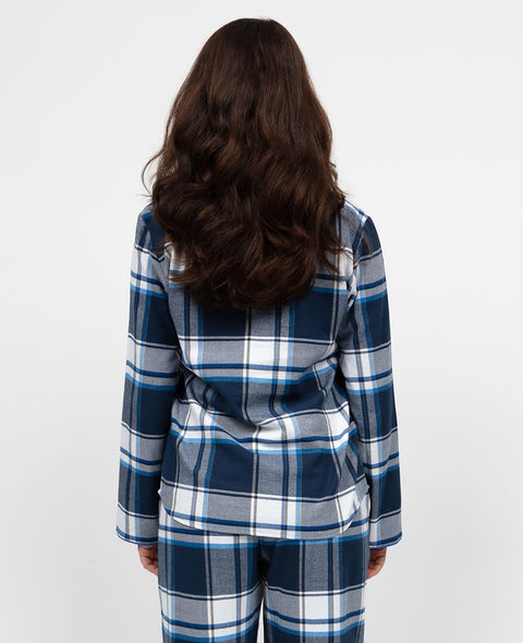 Frosty Womens Brushed Check Pyjama Top