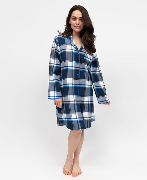 Frosty Womens Brushed Check Nightshirt
