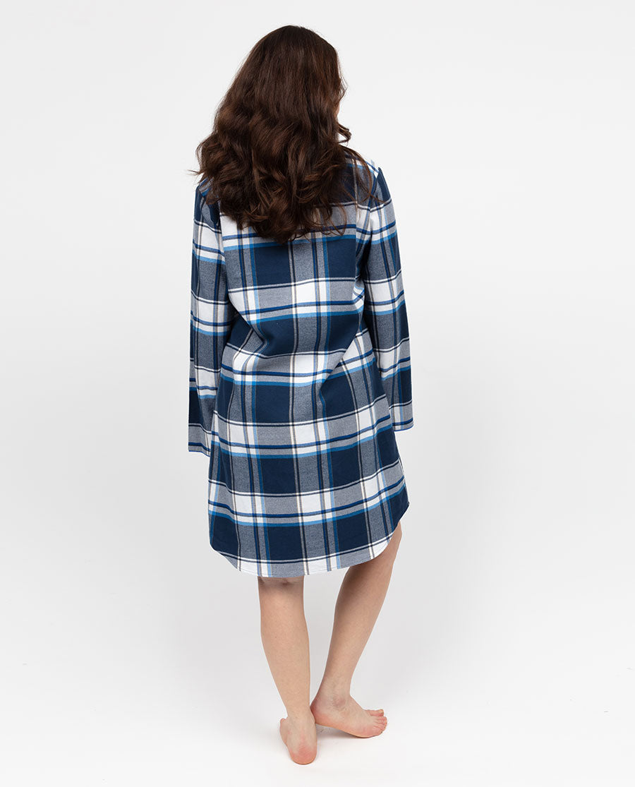 Frosty Womens Brushed Check Nightshirt