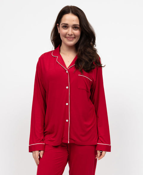 Blaze Womens Revere Jersey Pyjama Top