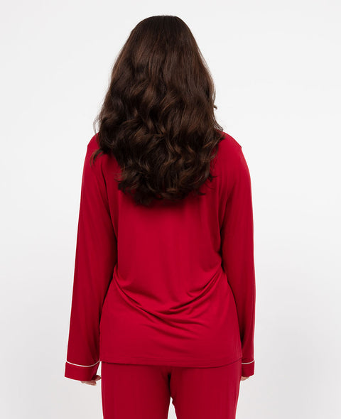 Blaze Womens Revere Jersey Pyjama Top