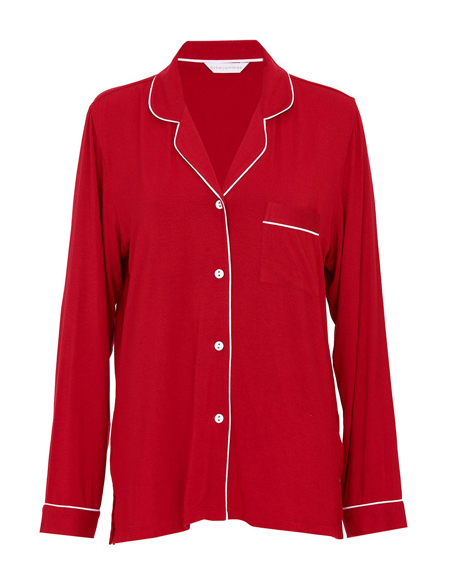 Blaze Womens Revere Jersey Pyjama Top