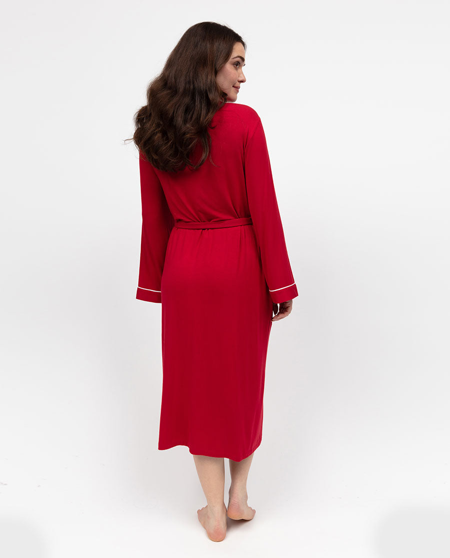 Blaze Womens Jersey Long Dressing Gown