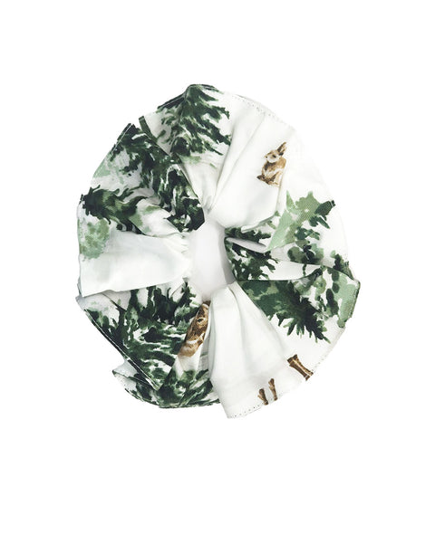 Fern Alpine Print Scrunchie