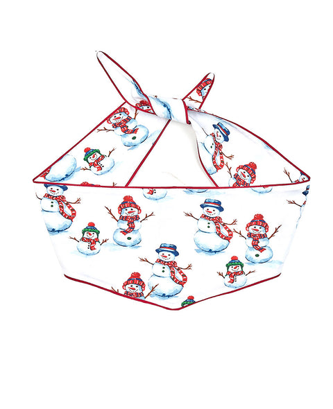 Blaze Snowman Printed Jersey Dog Neckerchief