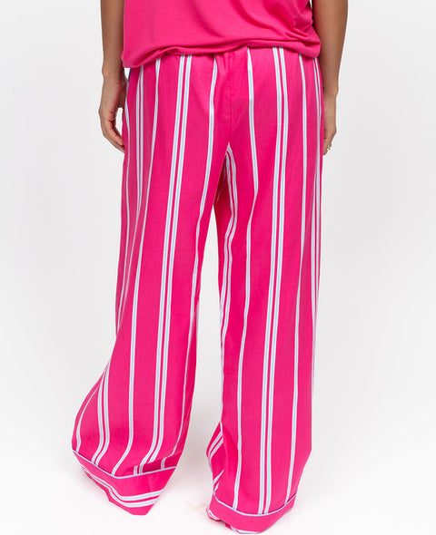 Chloe Womens Printed Stripe Wide Leg Pyjama Bottoms