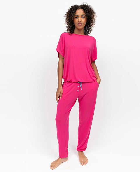 Chloe Womens Slouch Jersey Pyjama Set