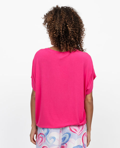 Chloe Womens Slouch Jersey Pyjama Top
