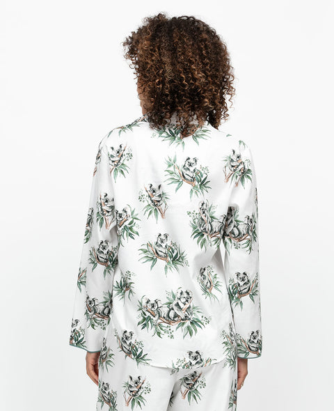 Kallie Womens Koala Print Pyjama Top