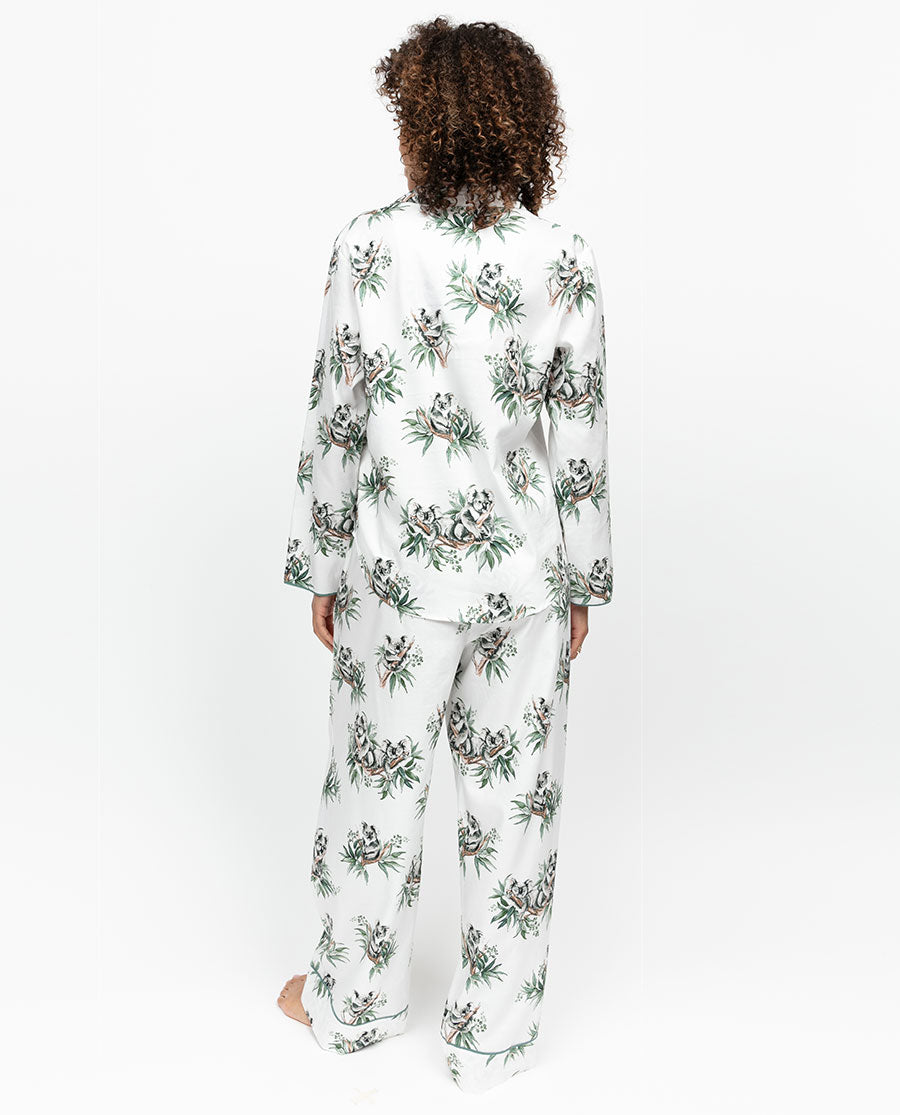 Kallie Womens Koala Print Pyjama Top