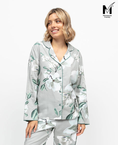 Kallie Womens Floral Print Pyjama Top