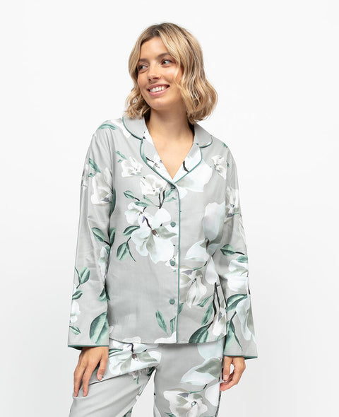 Kallie Womens Floral Print Pyjama Top