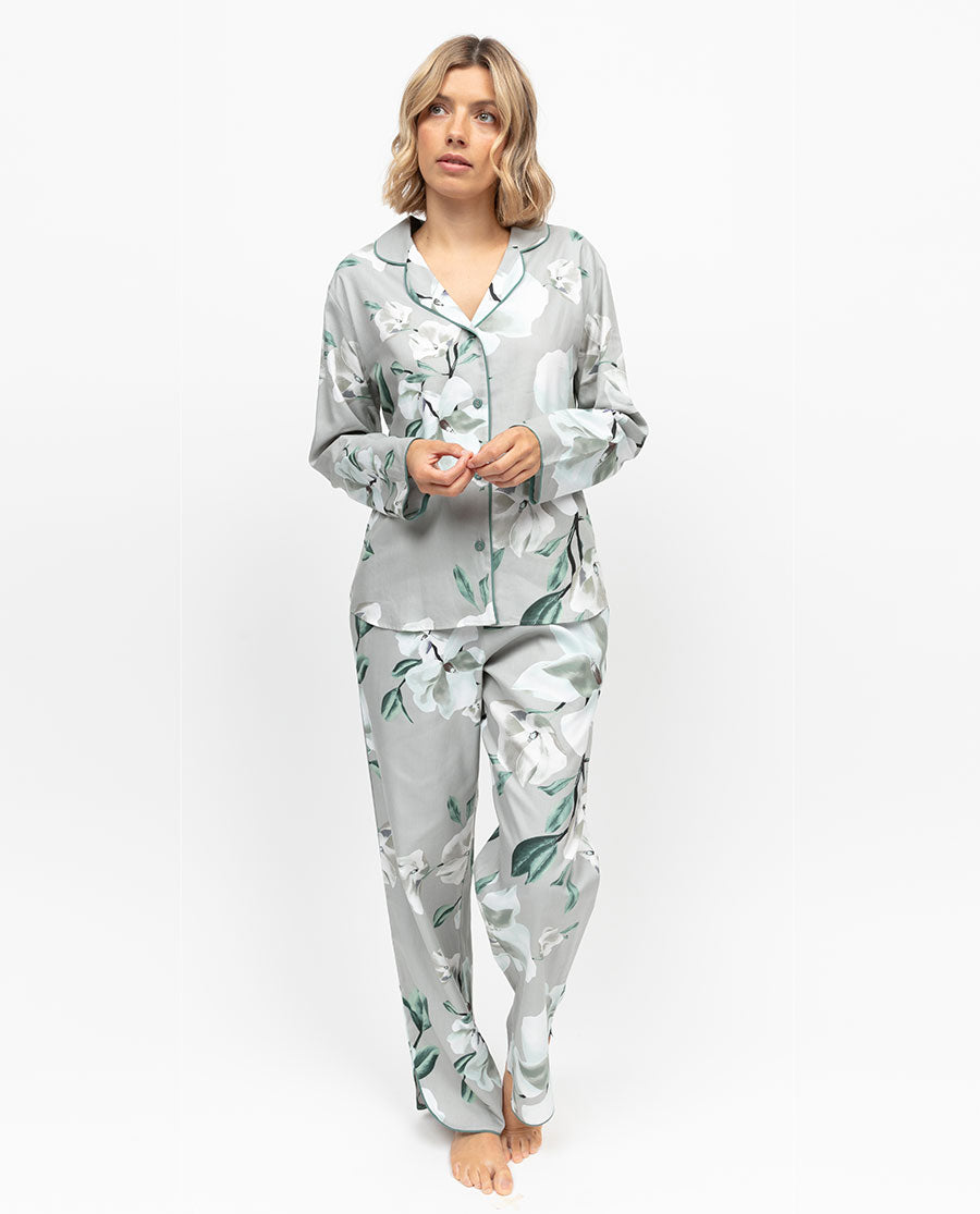 Kallie Womens Floral Print Pyjama Top