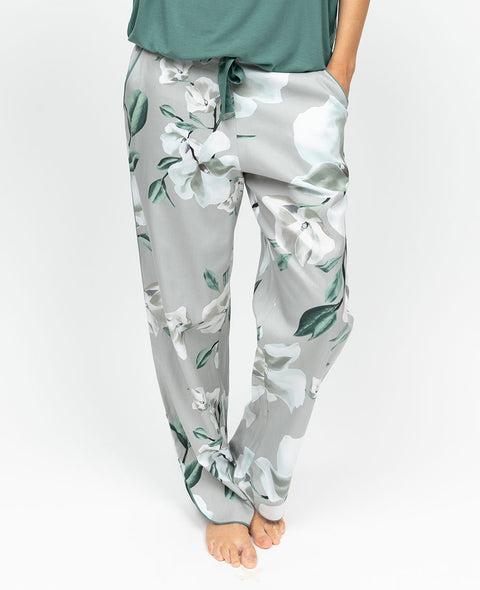 Kallie Womens Floral Print Pyjama Bottoms