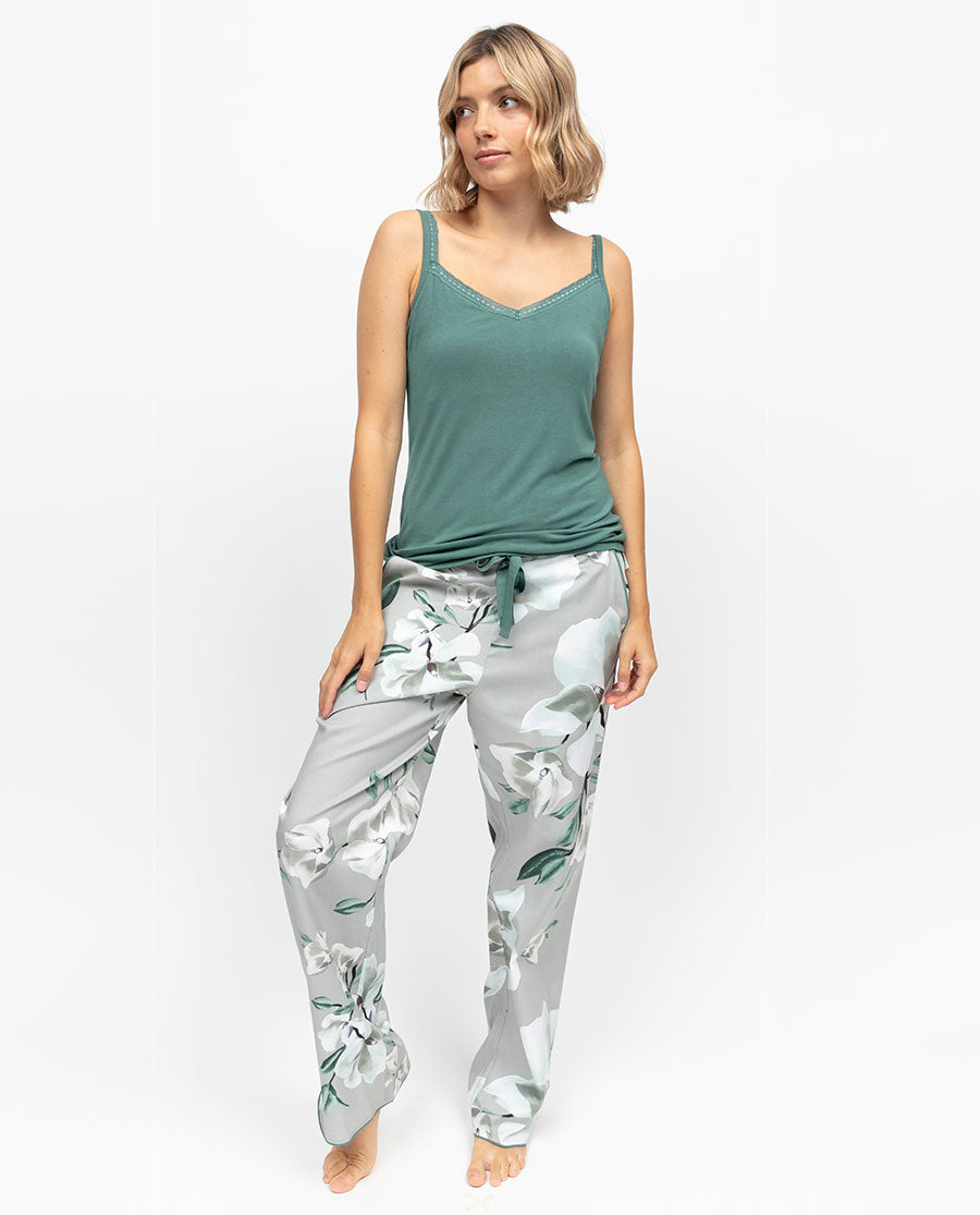 Kallie Womens Floral Print Pyjama Bottoms