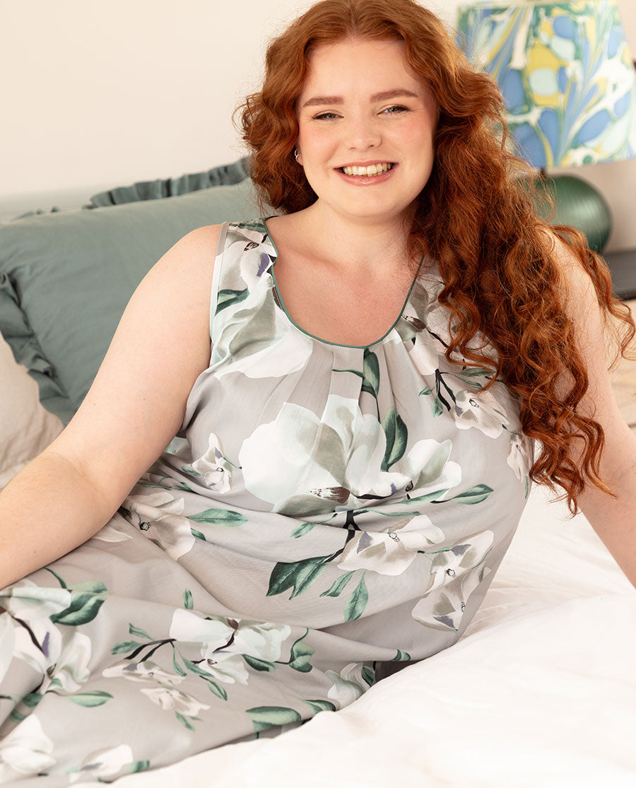 Kallie Womens Floral Print Long Nightdress