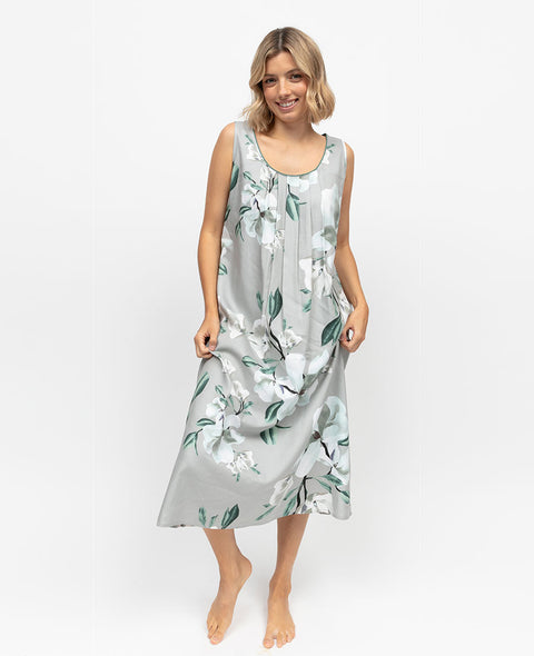 Kallie Womens Floral Print Long Nightdress